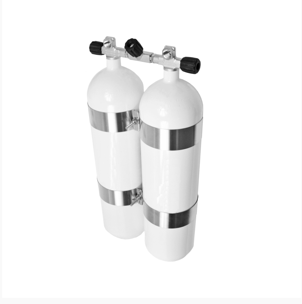 Eurocylinder 2x12L 171mm Manifold