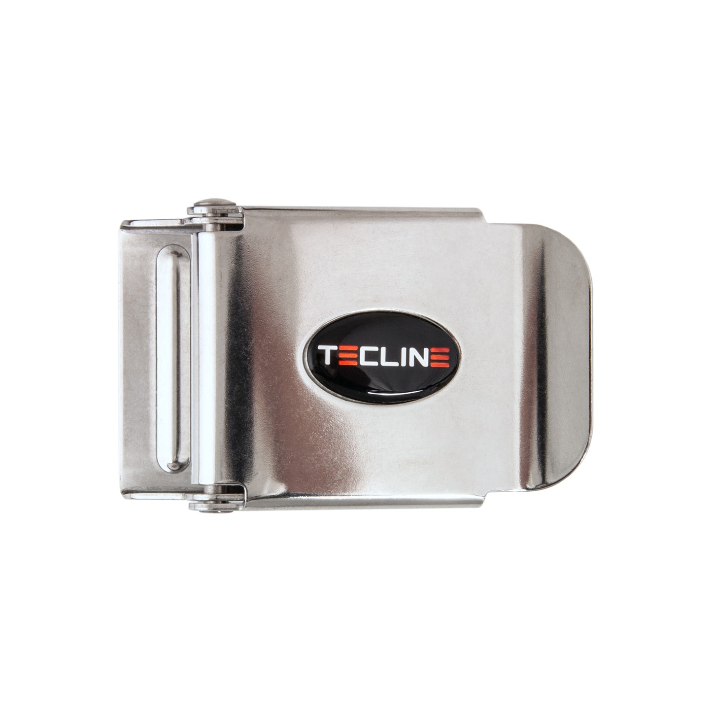 SS BELT BUCKLE 50 MM WITH LOGO - TECLINE