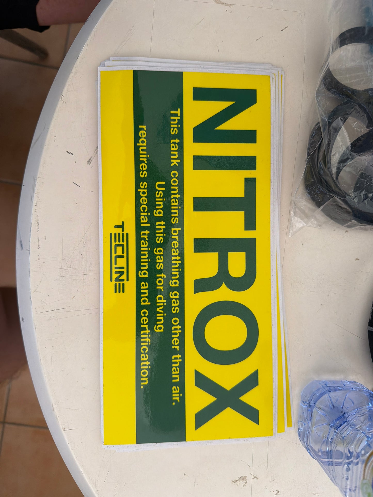 Nitrox Tank Stickers