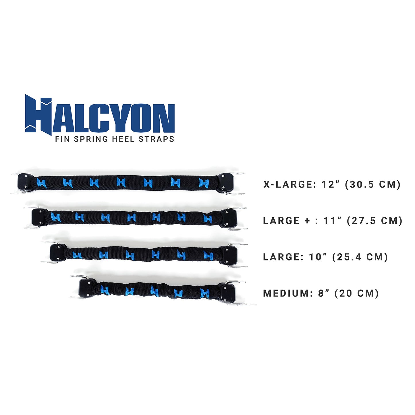 Halcyon Spring Heels for Jetfin-style fins