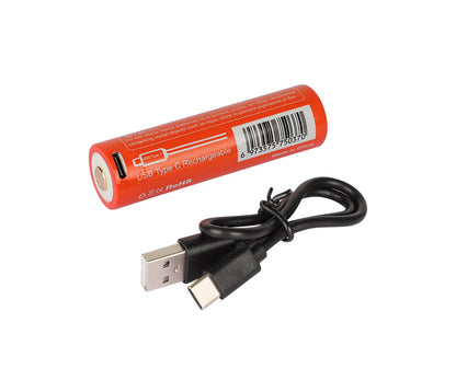 OrcaTorch 21700 USB Battery 5000mAh