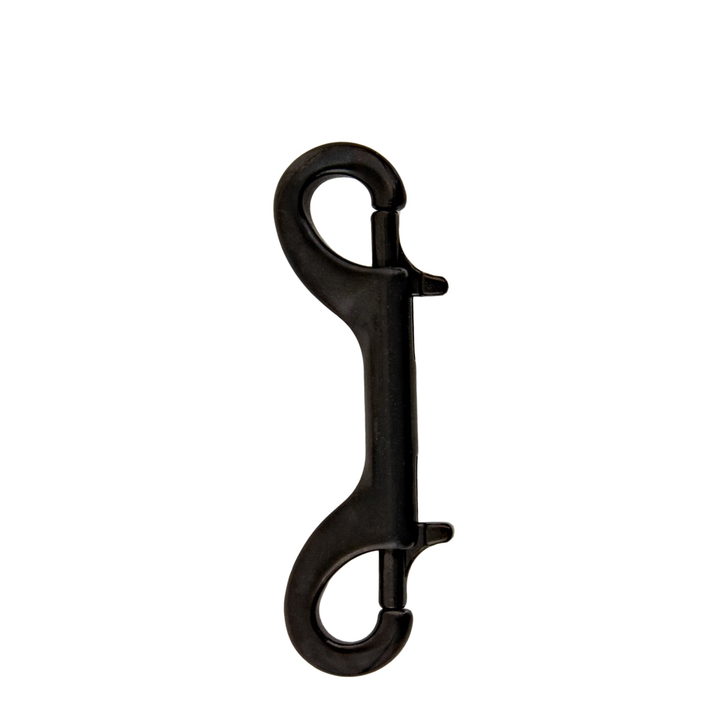 TECLINE SS DOUBLE ENDER SNAP 100 MM, BLACK - MILITARY LINE