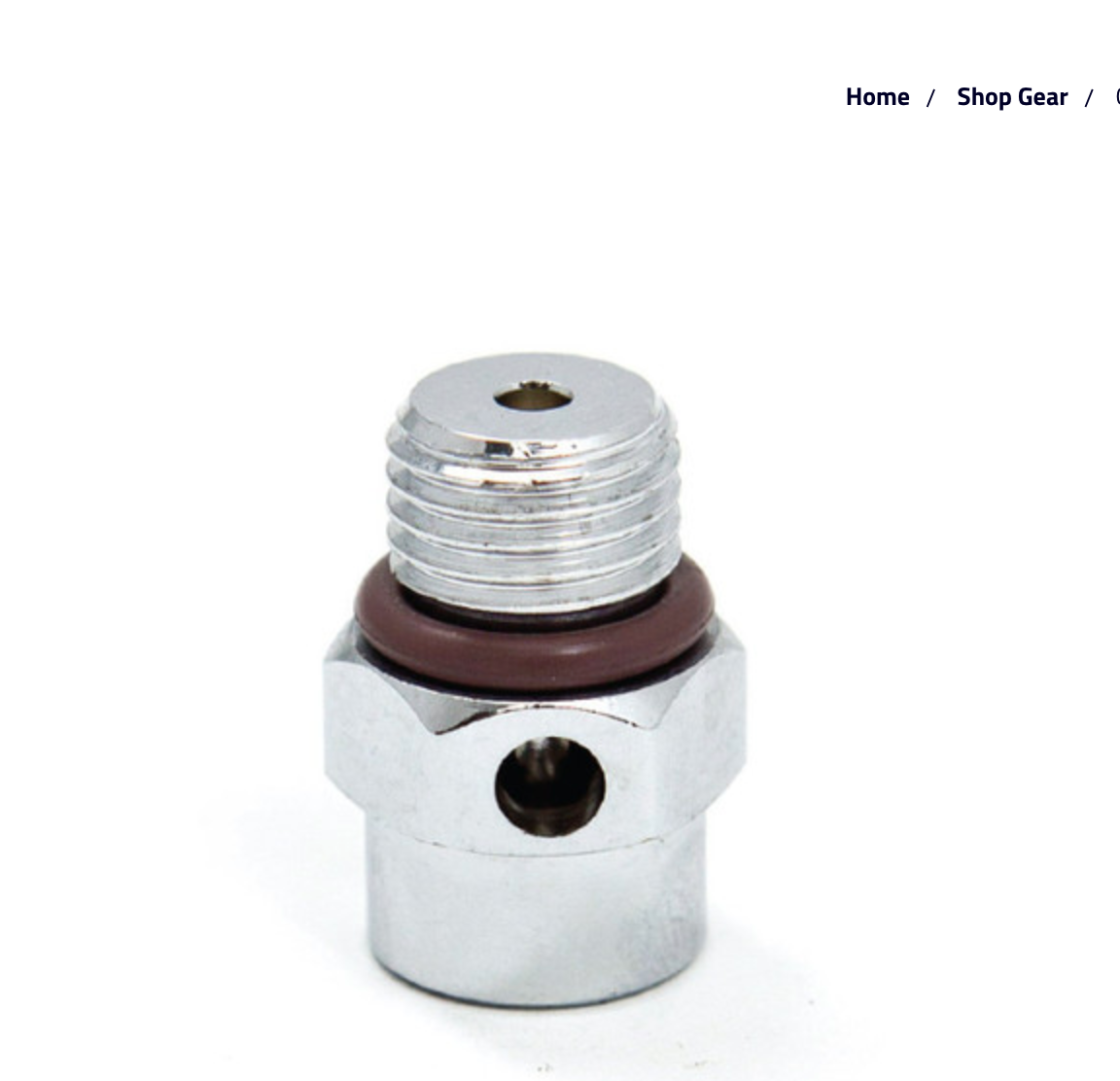 Over Pressure Valve for Drysuit Inflation Cylinder
