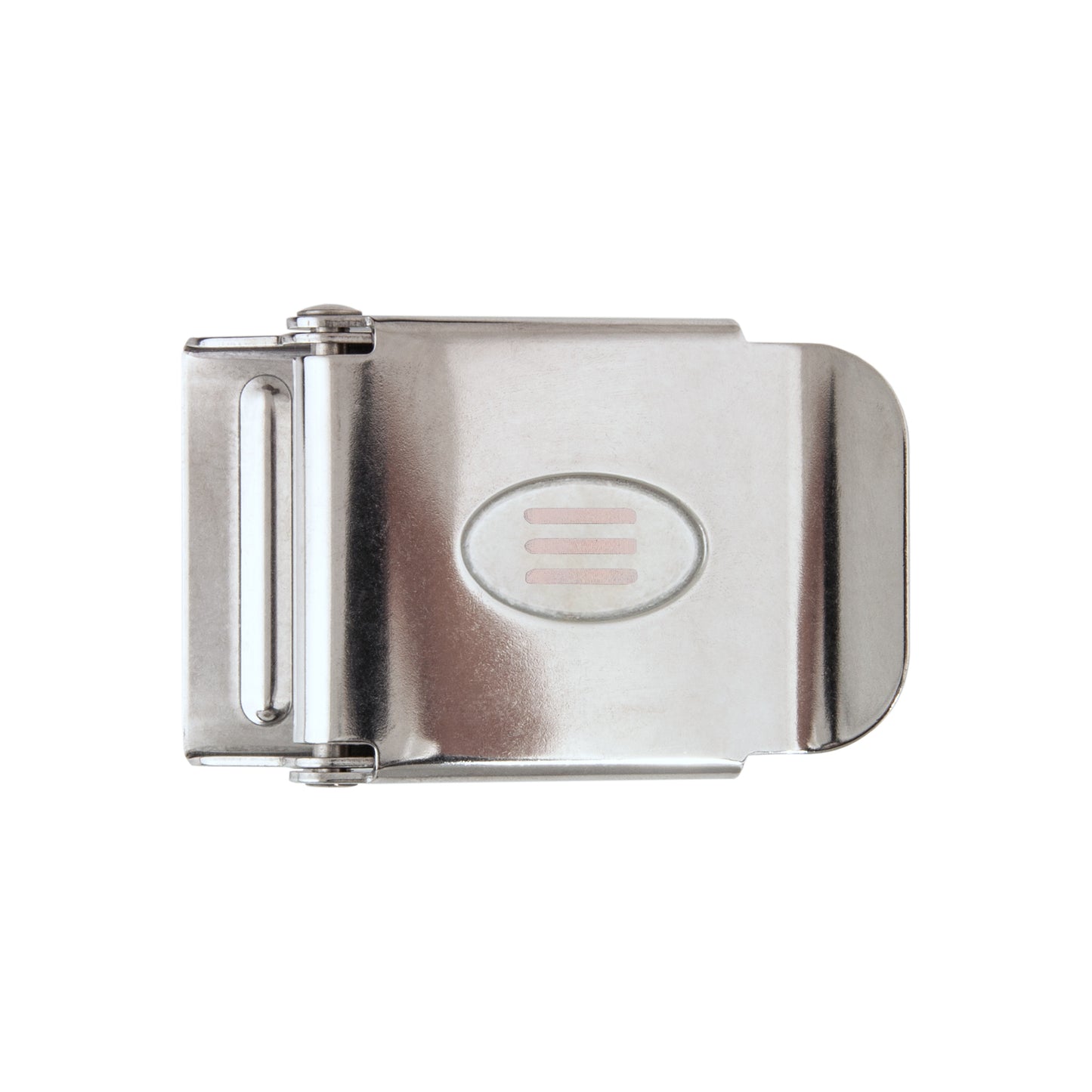 SS BELT BUCKLE 50 MM WITH ENGRAVED LOGO