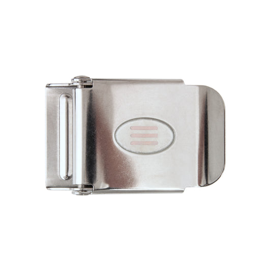 SS BELT BUCKLE 50 MM WITH ENGRAVED LOGO